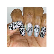 UberChic Beauty New Year New Digits Stamping Plate Rosy Brown