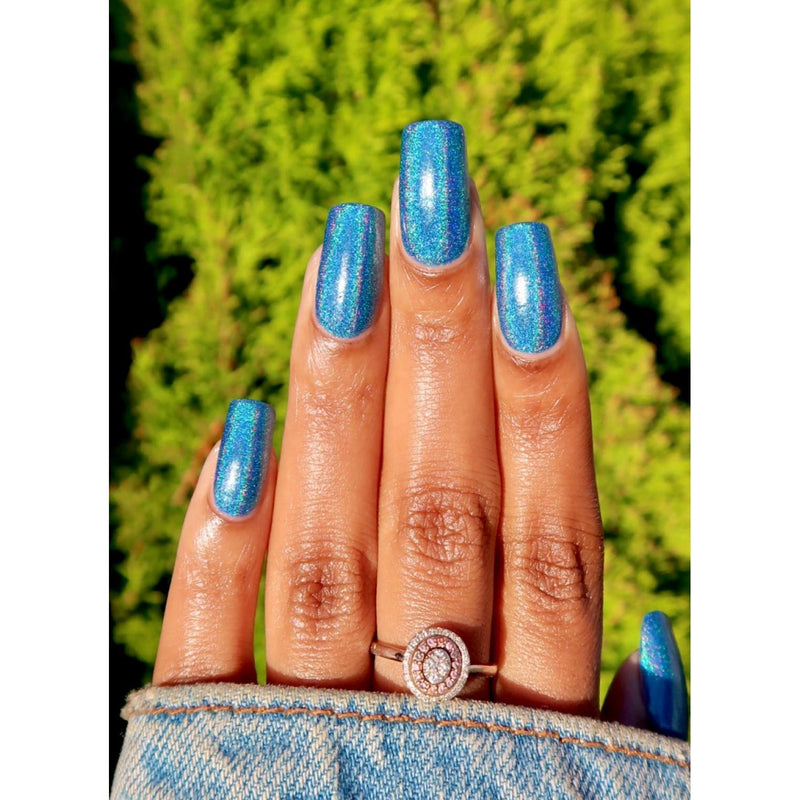UberChic Beauty Teal We Meet Again - Holographic Polish Regular Polish Olive Drab