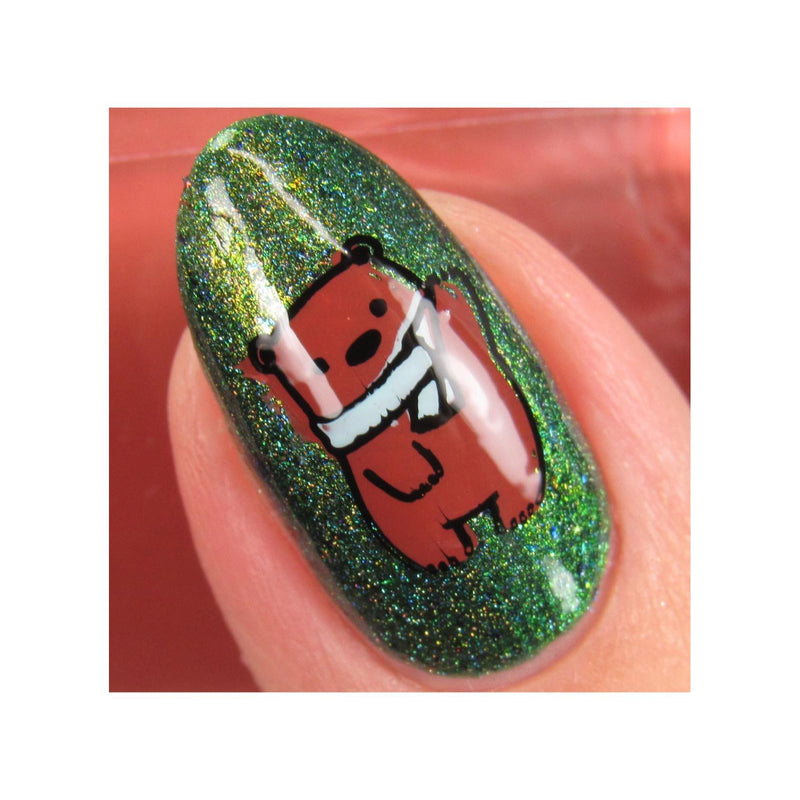 UberChic Beauty It's A Season Of Joy Stamping Plate Rosy Brown