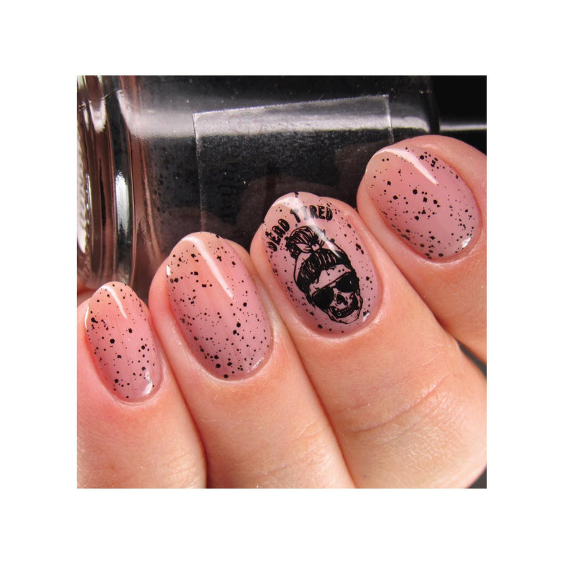 UberChic Beauty Mom Mode Stamping Plate Rosy Brown