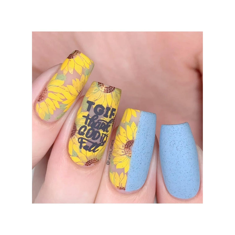 UberChic Beauty I Always Fall For Autumn Stamping Plate Tan