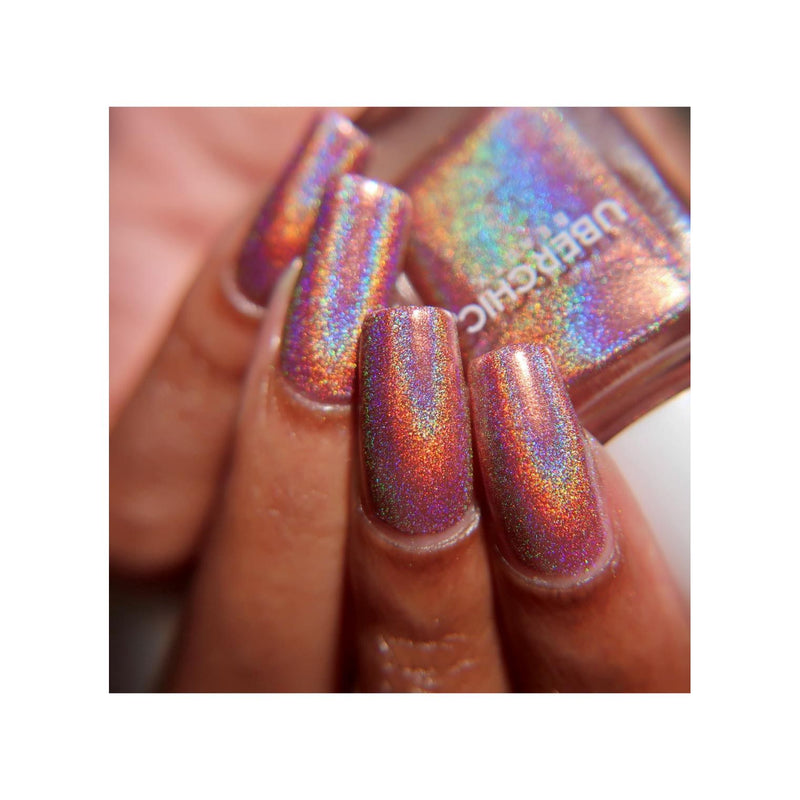 UberChic Beauty Rose Gold - Holographic Polish Regular Polish Sienna