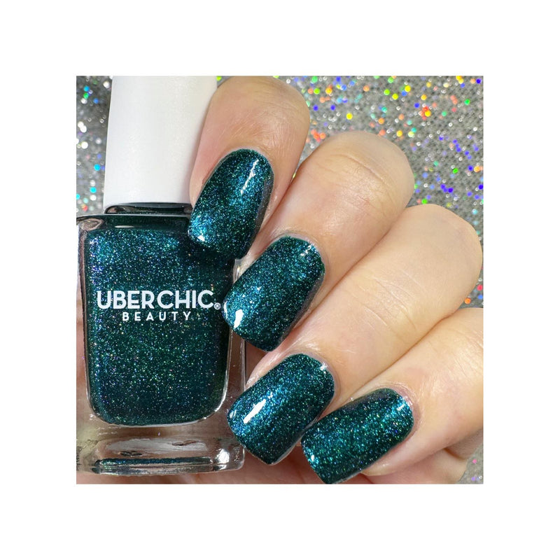 UberChic Beauty Party Dress - Holographic Polish Regular Polish Tan
