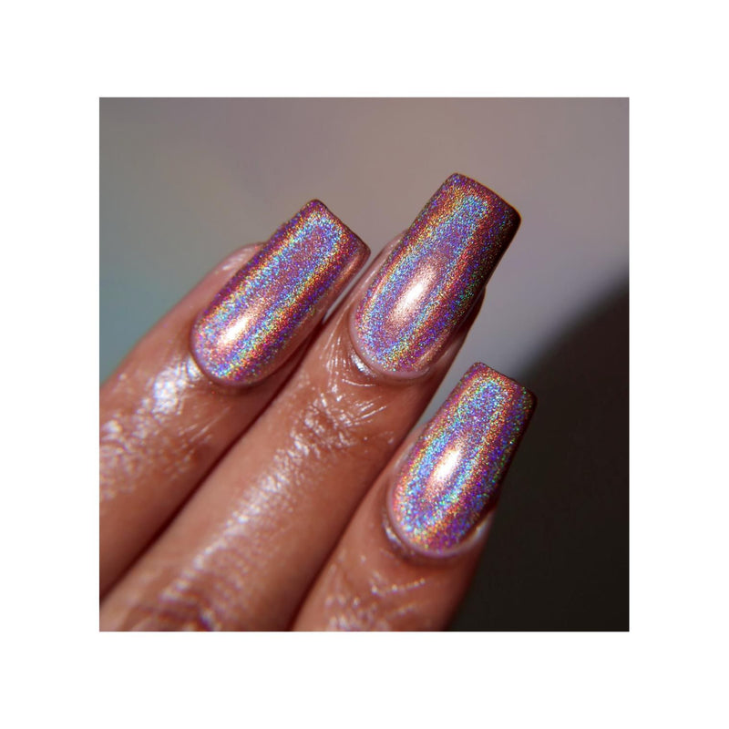 UberChic Beauty Rose Gold - Holographic Polish Regular Polish Gray