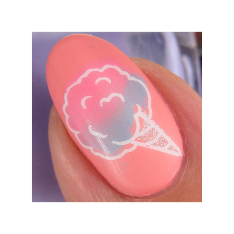 UberChic Beauty I Want Candy Stamping Plate Rosy Brown
