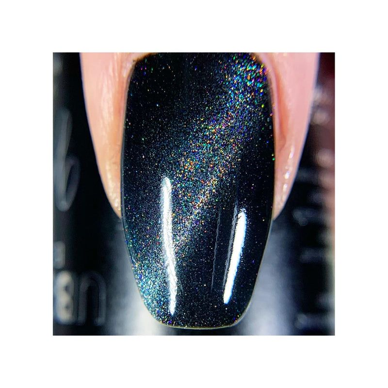 UberChic Beauty Sapphire Moon- Holo Cats Eye Gel Polish Gel Polish Gray