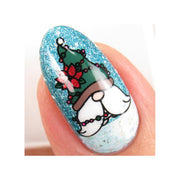 UberChic Beauty Gnome For The Holidays Stamping Plate Light Gray