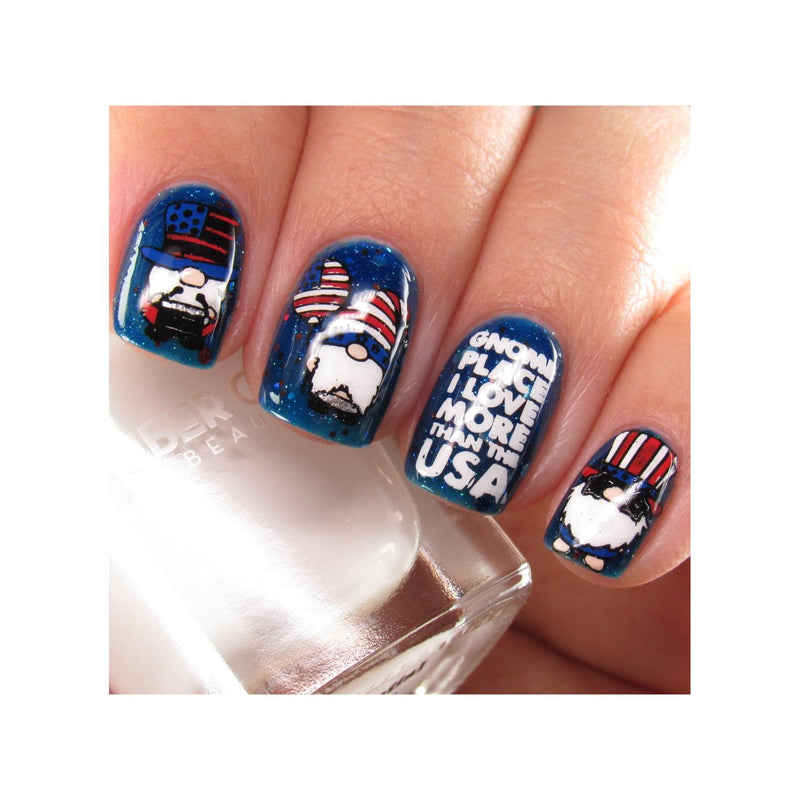 UberChic Beauty Fourth of July-02 Stamping Plate Rosy Brown