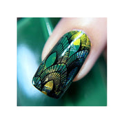 UberChic Beauty Art Deco Refinement Stamping Plate Light Gray