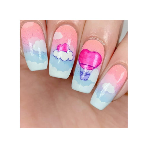 UberChic Beauty Be My Valentine Stamping Plate Rosy Brown