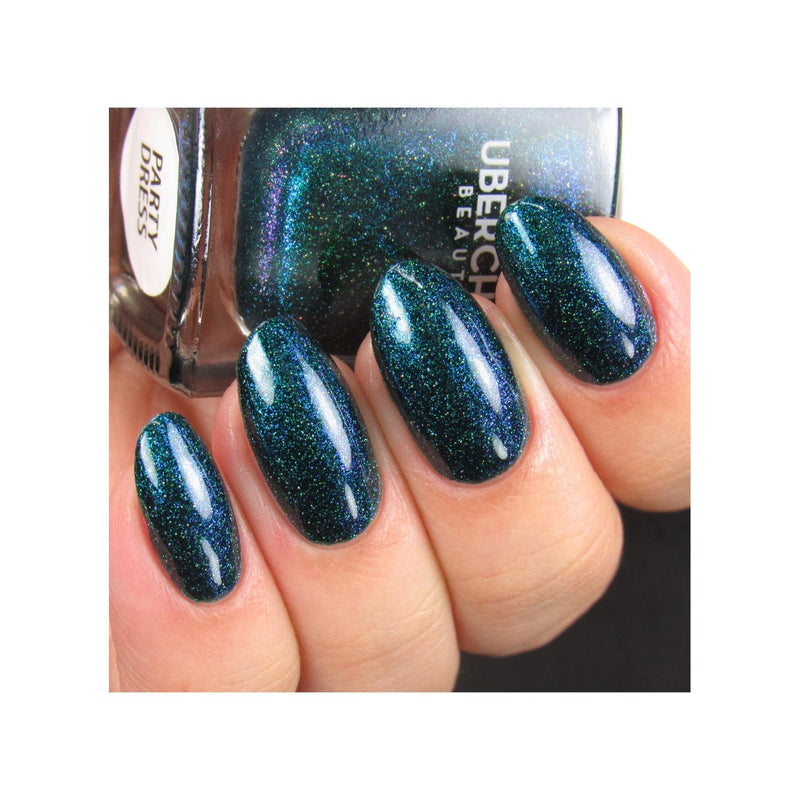 UberChic Beauty Party Dress - Holographic Polish Regular Polish Tan