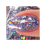 UberChic Beauty Holo Snowflakes - Holographic Polish Regular Polish Dim Gray