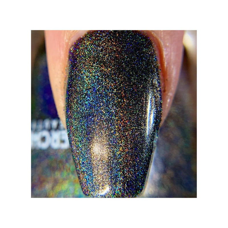 UberChic Beauty No Full Moon Required - Holographic Polish Regular Polish Dark Slate Gray