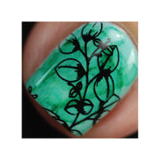 UberChic Beauty Flora & Fauna Stamping Plate Sea Green