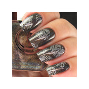 UberChic Beauty Simply Organic-03 Stamping Plate Dim Gray
