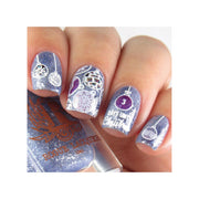 UberChic Beauty Jingle All The Way, (Christmas-05) Stamping Plate Rosy Brown