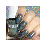 UberChic Beauty No Full Moon Required - Holographic Polish Regular Polish Gray