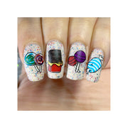UberChic Beauty I Want Candy Stamping Plate Rosy Brown