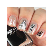 UberChic Beauty Elements of Love Stamping Plate Rosy Brown