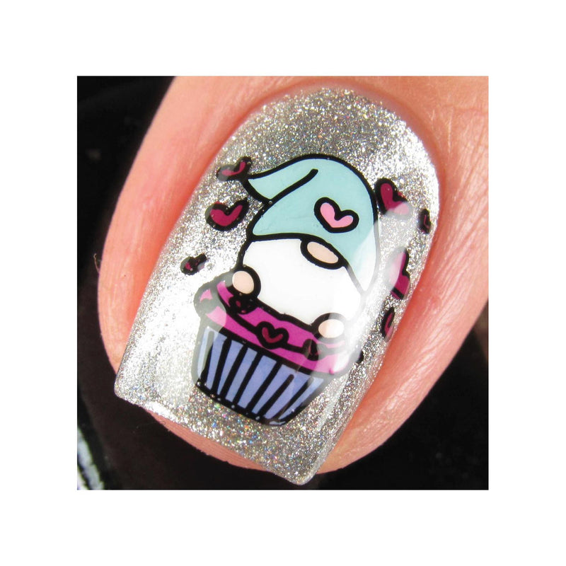 UberChic Beauty Elements of Love Stamping Plate Rosy Brown