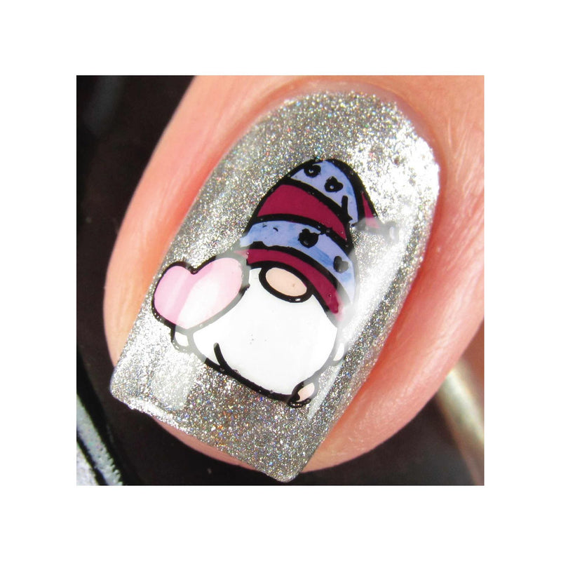 UberChic Beauty Elements of Love Stamping Plate Rosy Brown