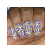 UberChic Beauty Hello Spring Stamping Plate Dim Gray