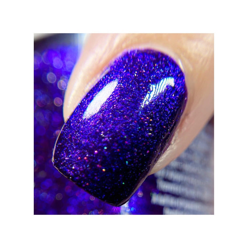 UberChic Beauty Deep Freeze - Holographic Polish Regular Polish Midnight Blue