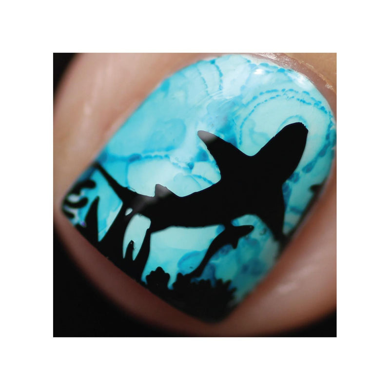 UberChic Beauty Seas The Day Stamping Plate Black