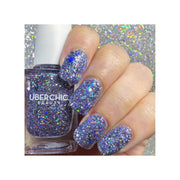 UberChic Beauty Holo Snowflakes - Holographic Polish Regular Polish Rosy Brown