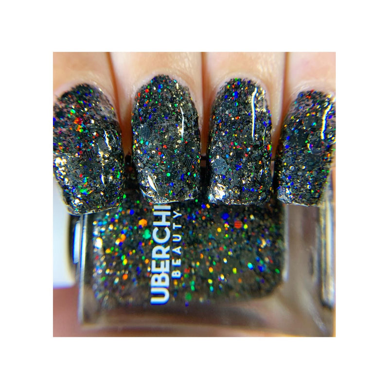 UberChic Beauty Midnight Howl - Holographic Polish Regular Polish Dark Slate Gray
