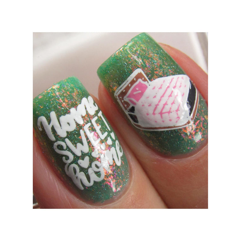 UberChic Beauty Cozy At Home Stamping Plate Dim Gray