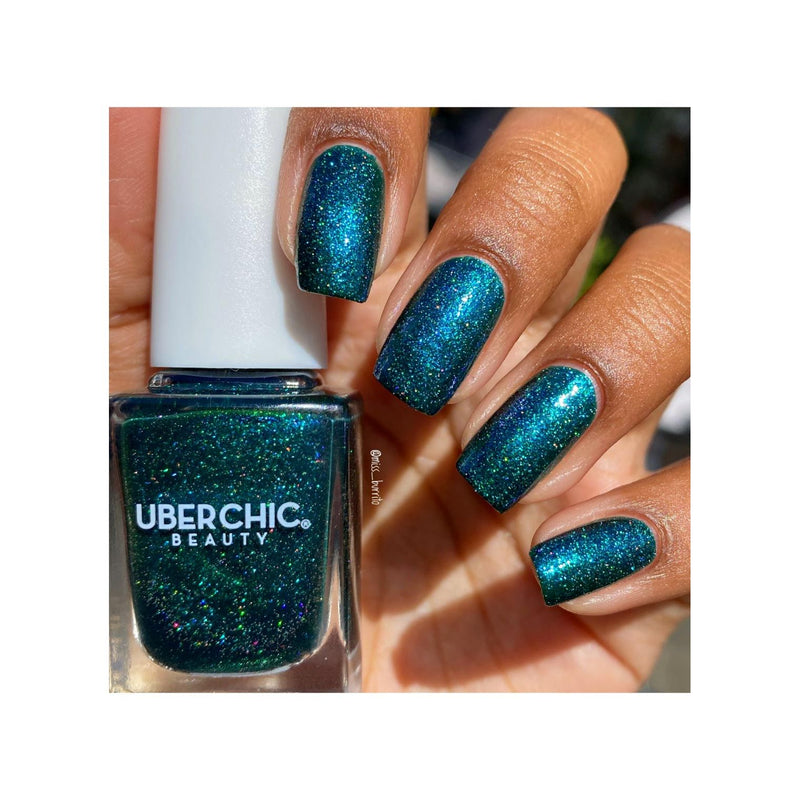 UberChic Beauty Party Dress - Holographic Polish Regular Polish Rosy Brown