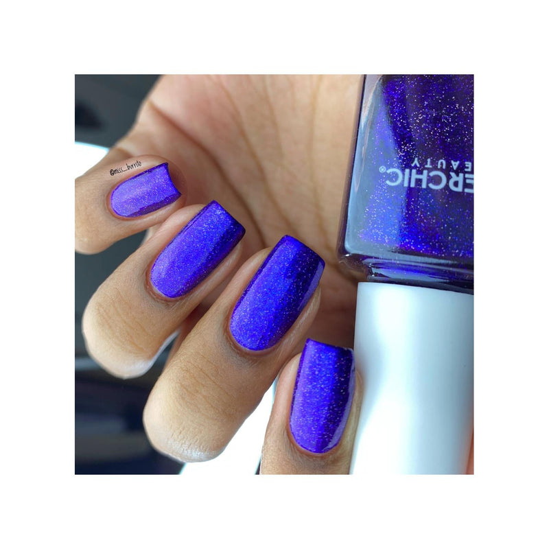 UberChic Beauty Deep Freeze - Holographic Polish Regular Polish Dark Gray
