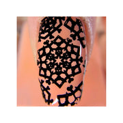 UberChic Beauty Haunted Snow Stamping Plate Dark Salmon