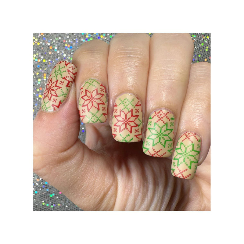 UberChic Beauty The Ultimate DIY Sweater Stamping Plate Rosy Brown