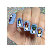 UberChic Beauty Gnome For The Holidays Stamping Plate Rosy Brown