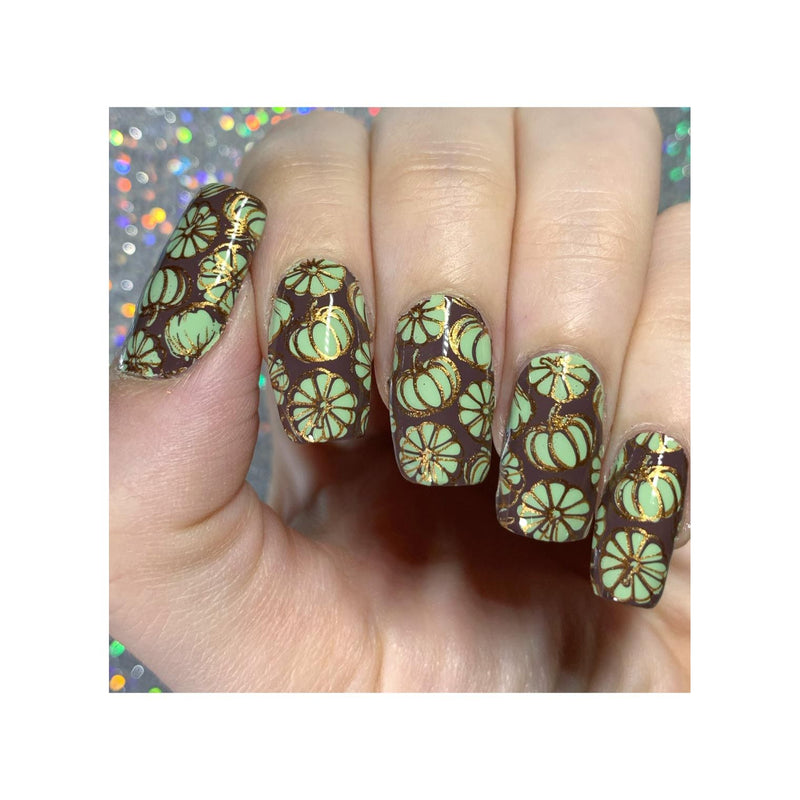 UberChic Beauty I Always Fall For Autumn Stamping Plate Tan