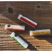 Heliotrope San Francisco Shea Butter & Almond Lip Balm Lip Balm Dark Olive Green Citrus Vanilla,Vanilla Mint,Mango Ginger,Masala Chai,Set of 4 (1 of each)