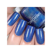 UberChic Beauty All Holo's Eve - Holographic Polish Regular Polish Dark Slate Blue