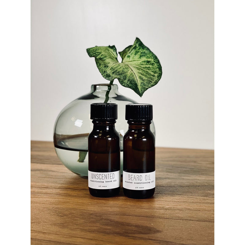 handmade. la conner Beard Oil Gentlemen Light Gray 1/2 Ounce - Unscented,1/2 Ounce - Scented