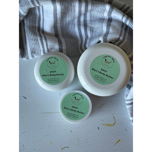 Lustful Bath, LLC ENVY MEN'S BODY BUTTER Butters Light Slate Gray MINI,SM,LG