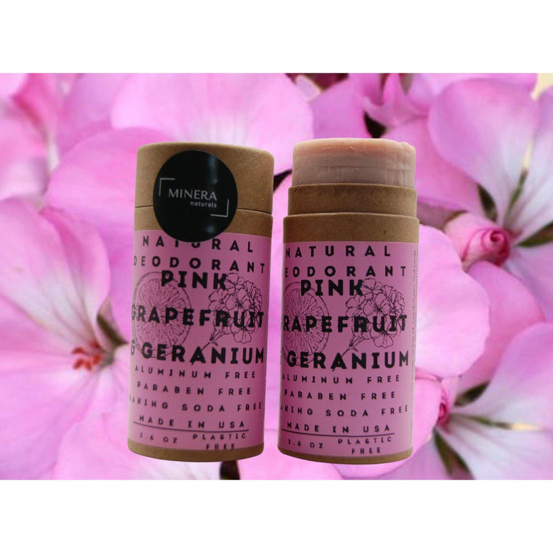 Mineranaturals Natural Deodorant - Pink Grapefruit & Geranium Orchid