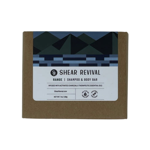 SHEAR REVIVAL Range Shampoo + Body Bar Dark Olive Green Sunrise