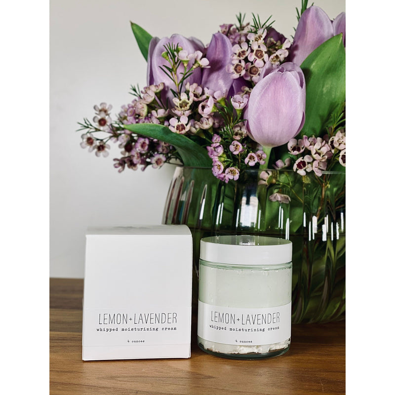 handmade. la conner Whipped Moisturizing Cream - Citrusy Ladies Gray 4 Ounces - Lemon & Lavender