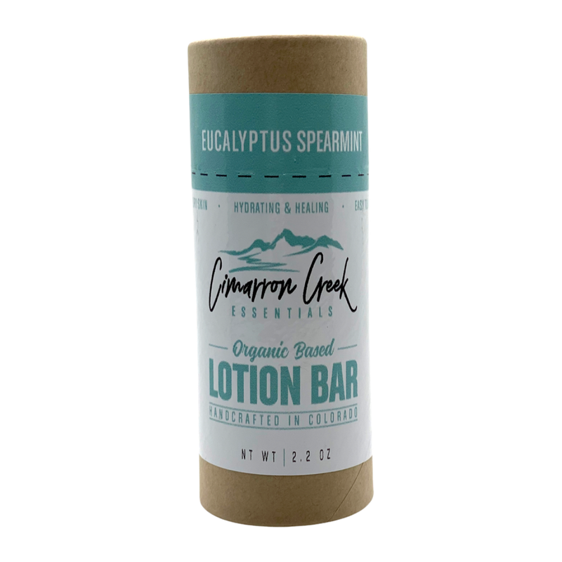 Cimarron Creek Essentials Eucalyptus Spearmint Organic Lotion Bar 2oz Lotion & Moisturizer Dark Gray
