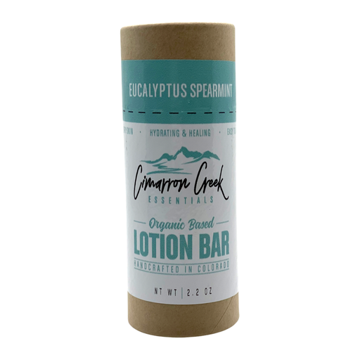 Cimarron Creek Essentials Eucalyptus Spearmint Organic Lotion Bar 2oz Lotion & Moisturizer Dark Gray