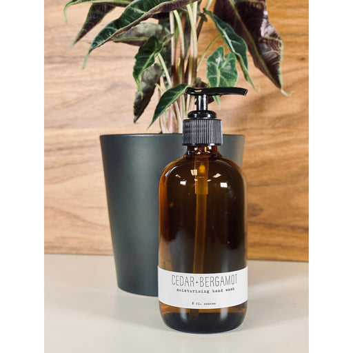 handmade. la conner Hand Wash - Woodsy Ladies Dark Slate Gray 8 Ounces - Cedar + Bergamot