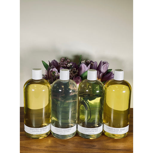 handmade. la conner Wash Refill - Citrusy Ladies Gray Grapefruit + Bergamot,Lavender + Rosemary,Lemon + Lavender,Rosewood + Blood Orange