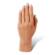 Red Iguana LLC 3.0 Full Silicone Practice Hand 3.0 Hand White Smoke Left / Poseable / Nicole,Left / Non-Poseable / Nicole