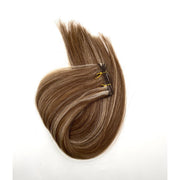 VIP Extensions Narcia Remy Siberian Weft Silky Straight - 18" Hair Extension White Smoke 18" / P6/22 - Brown / Light Blonde